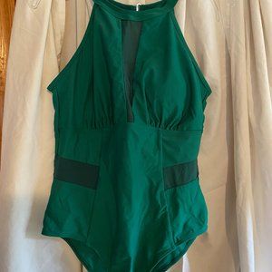 DACI Plus Size Green One-Piece